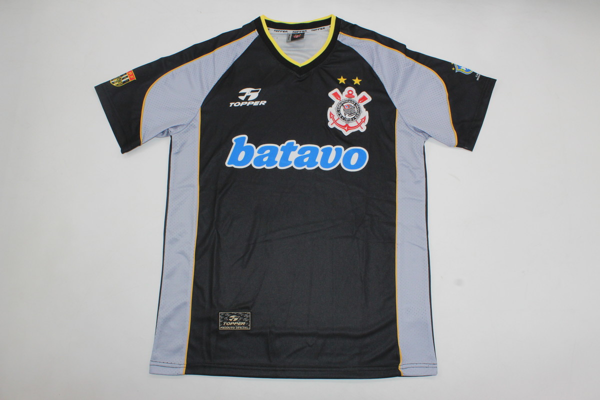 AAA Quality Corinthians 1999 Third Black Soccer Jersey